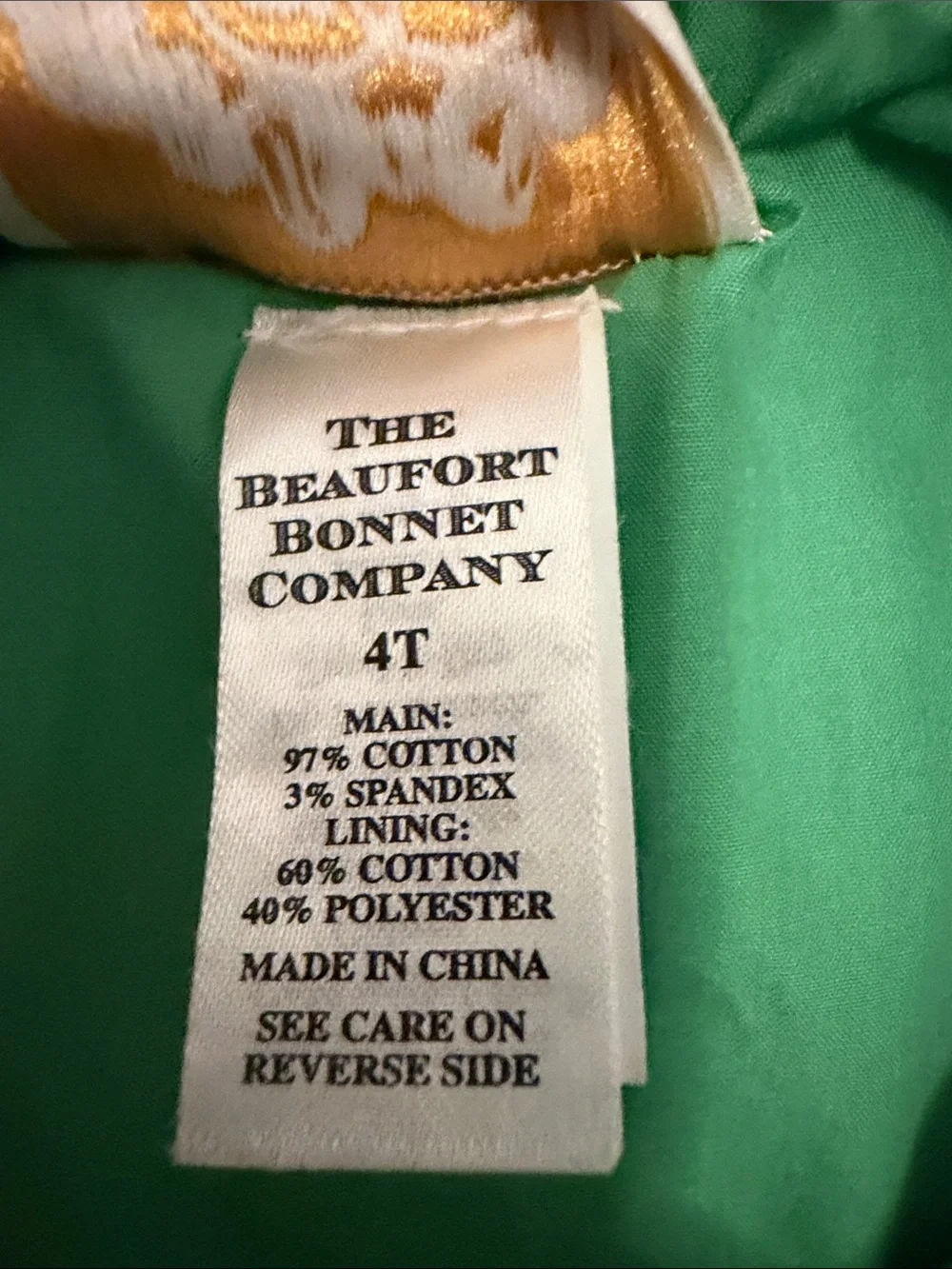 The Beaufort Bonnet Company two piece